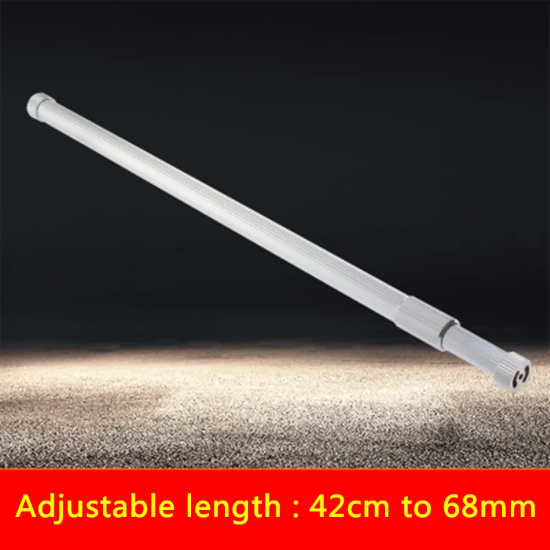 

42cm-68cm Wardrobe Clothes Rack Hanging Rail Rod Closet Garment Bar Telescopic Hanger Clothes rail