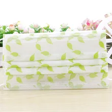 30 шт./упак. Весна Новые одноразовые маски пыленепроницаемый нетканые маски тонкий печати уход за кожей лица маска Kpop респиратор наушники медицинская маска