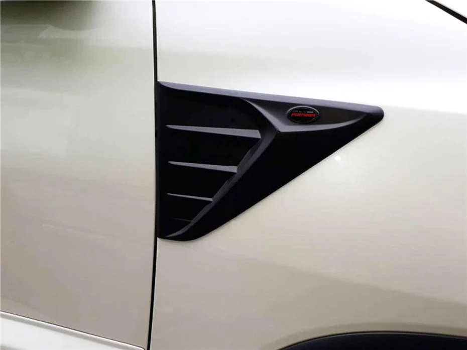 For Toyota Fortuner 2017 Side Vent Cover JDM Decoration On Side Wind Lamp Tuning Car Body Parts Styling Auto Accessories 43