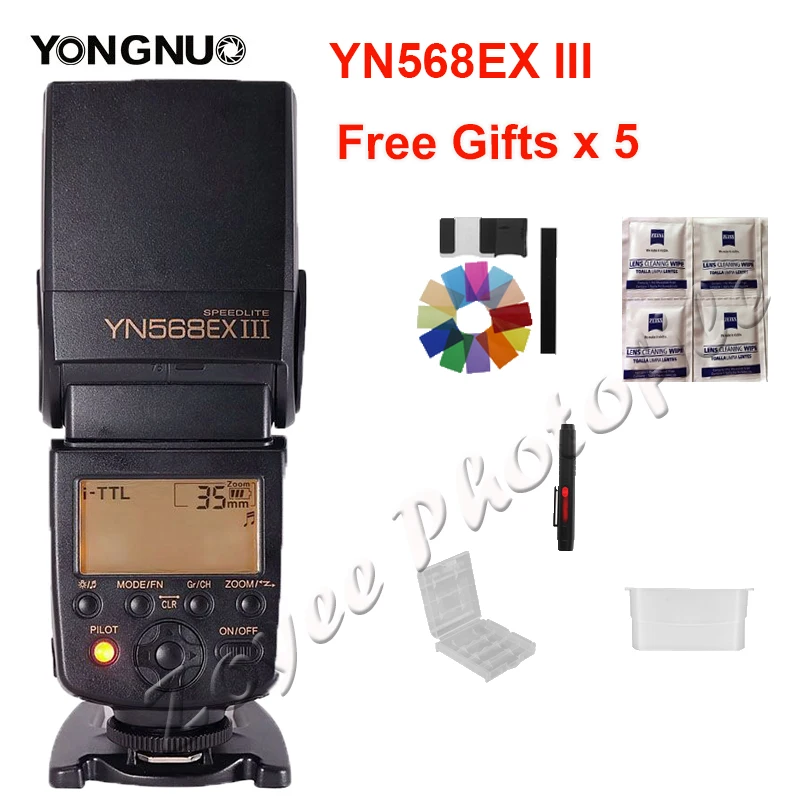 

YONGNUO YN-568EX II YN-568EXII Master & Slave E-TTL Flash Speedlite for Canon 1Dx 1D 5DIII 5DII 5D 7D 60D 50D 40D 30D 20D 700D