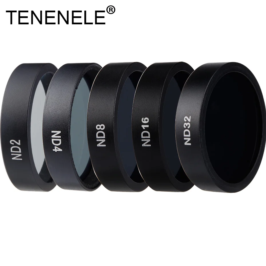 TENENELE Phantom 3 Drone Filter ND 2 4 8 16 32 Came Filters Set For DJI Phantom 3 4K Advanced Standard SE Pro Drones Accessories