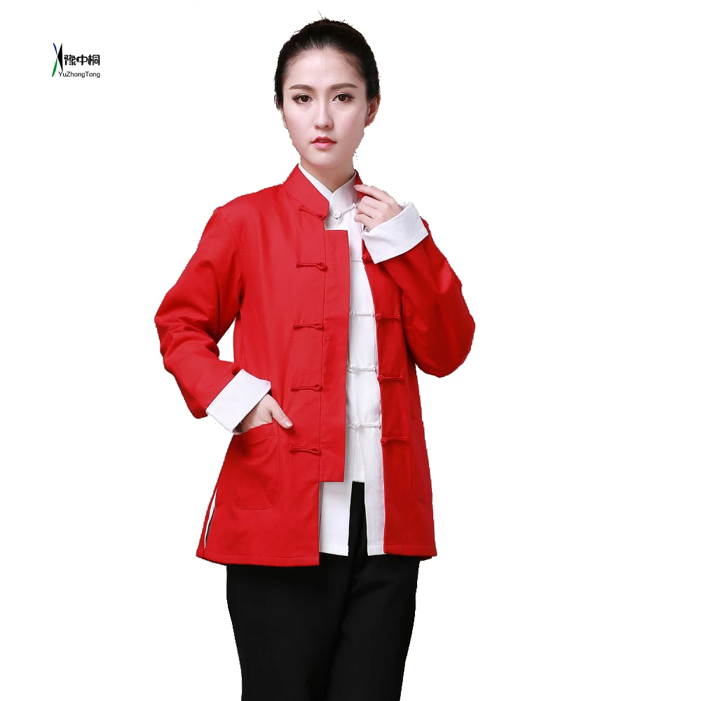100 Cotton Chinese Traditional Solid Double deck Tang Suit Jacket