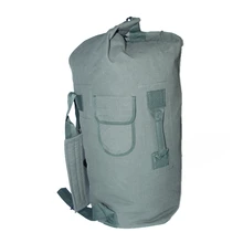 Mochila de Lona táctico Airsoft Deportes Al Aire Libre de Los Hombres Bolsa de Hombro Bolsa de Viaje de Camping Cubo