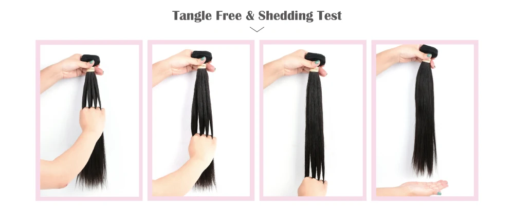 Safira kinky reta tecer cabelo brasileiro feixes