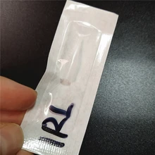 500 шт. индивидуально упакованные одноразовые иглы тату пластик шапки для перманентного макияж бровей средства ухода за губами машины Малый