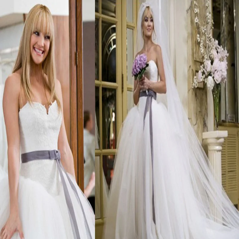 Elegant Cheap Inspired Kate Hudson Wedding Dress In Movie Bride