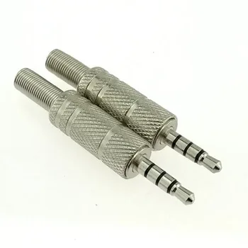 

30pcs Jack 3.5mm Audio Headphone Connector ,Headset Repair Adapter Welding 4 Knots Plug
