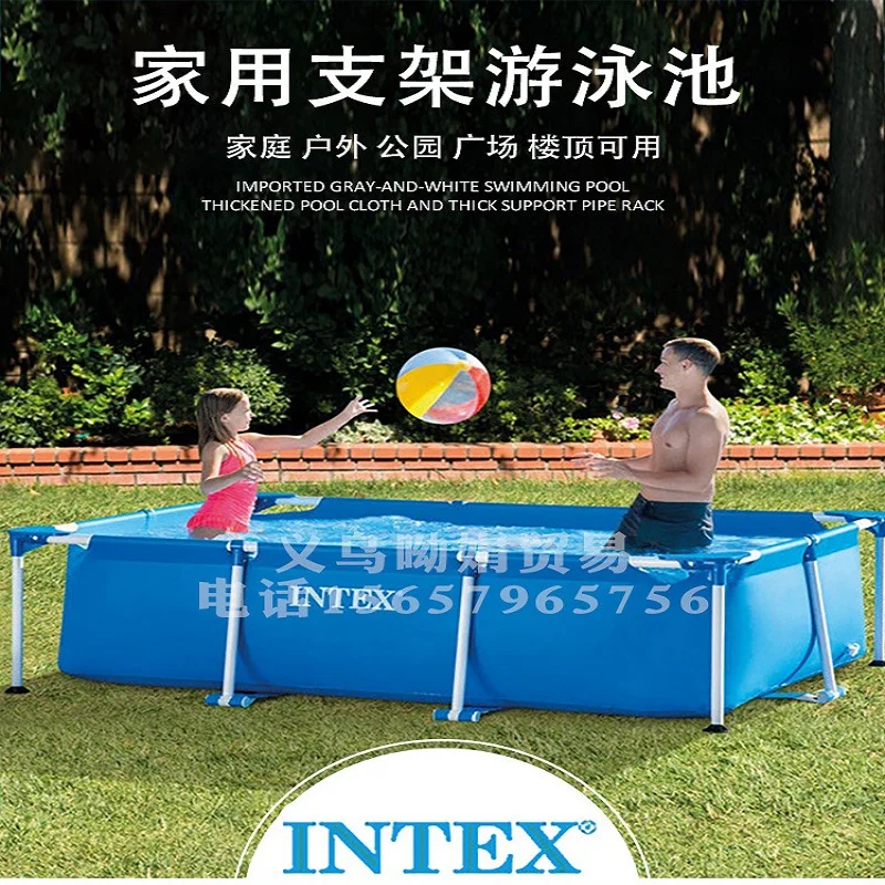 Large thick outdoor fish pond household adult pool oversized bracket pool family free inflatable children swimming pool