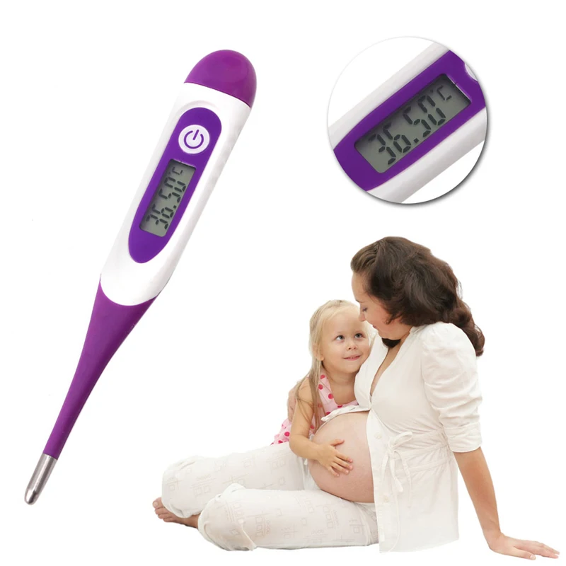 

Women LED Digital Basal Measuring Ovulation Thermometer Probe Easy Get Pregnant Drop ship