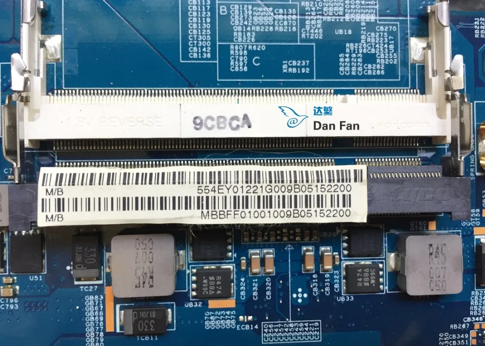 Материнская плата для ноутбука MBBFF01001 материнская Packard bell Gateway NV58 TJ66 100%