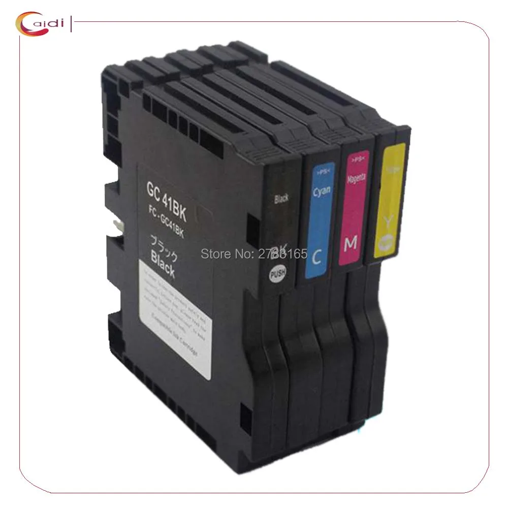 

4 Pack Compatible sublimation ink cartridge for Ricoh GC41 for Ricoh Aficio SG 3110DN SG7100DN