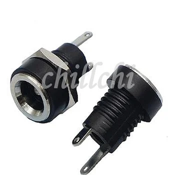 

Bulk sale DC022B 5.5-2.5 DC DC DC-022B 2 pin power socket welding line of 5.5-2.5 copper foot