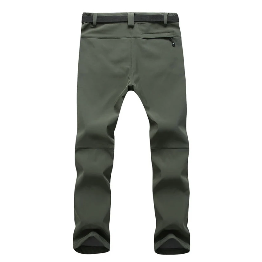 Mountainskin جديد الرجال الشتاء سوفتشيل الصوف السراويل في الهواء الطلق للماء المشي التخييم الإرتحال التزلج الذكور الرياضة السراويل MA152