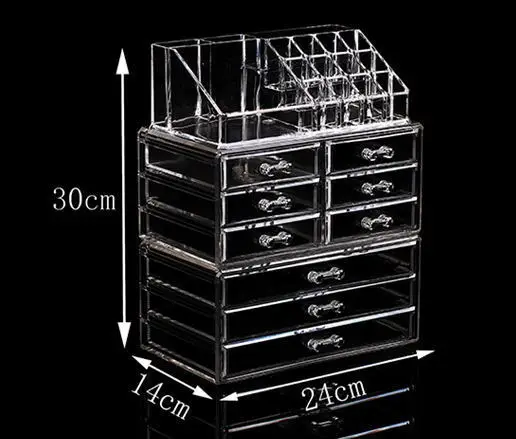Large Acrylic Makeup Organizer Clear Saubhaya Makeup