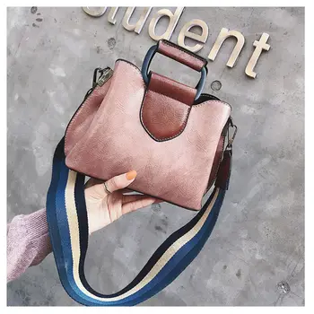 

Sell at a loss! Women Lady Handbag Shoulder Bags Tote Purse Wide Strap Leather Messenger Hobo Bag Satchel Fashion Cr