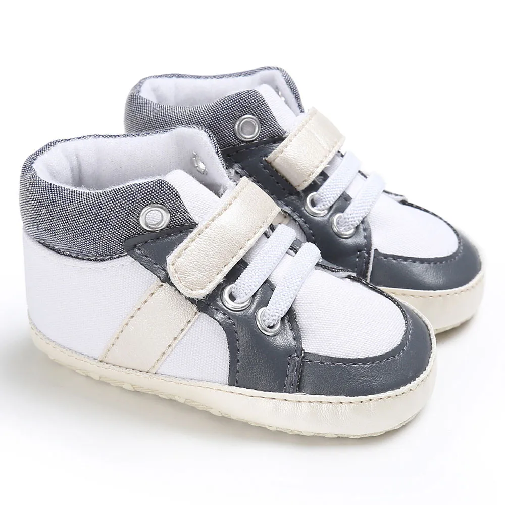 Модная креативная повседневная детская обувь для новорожденных мальчиков и девочек, хлопковая мягкая подошва, удобная обувь для малышей с полукеды