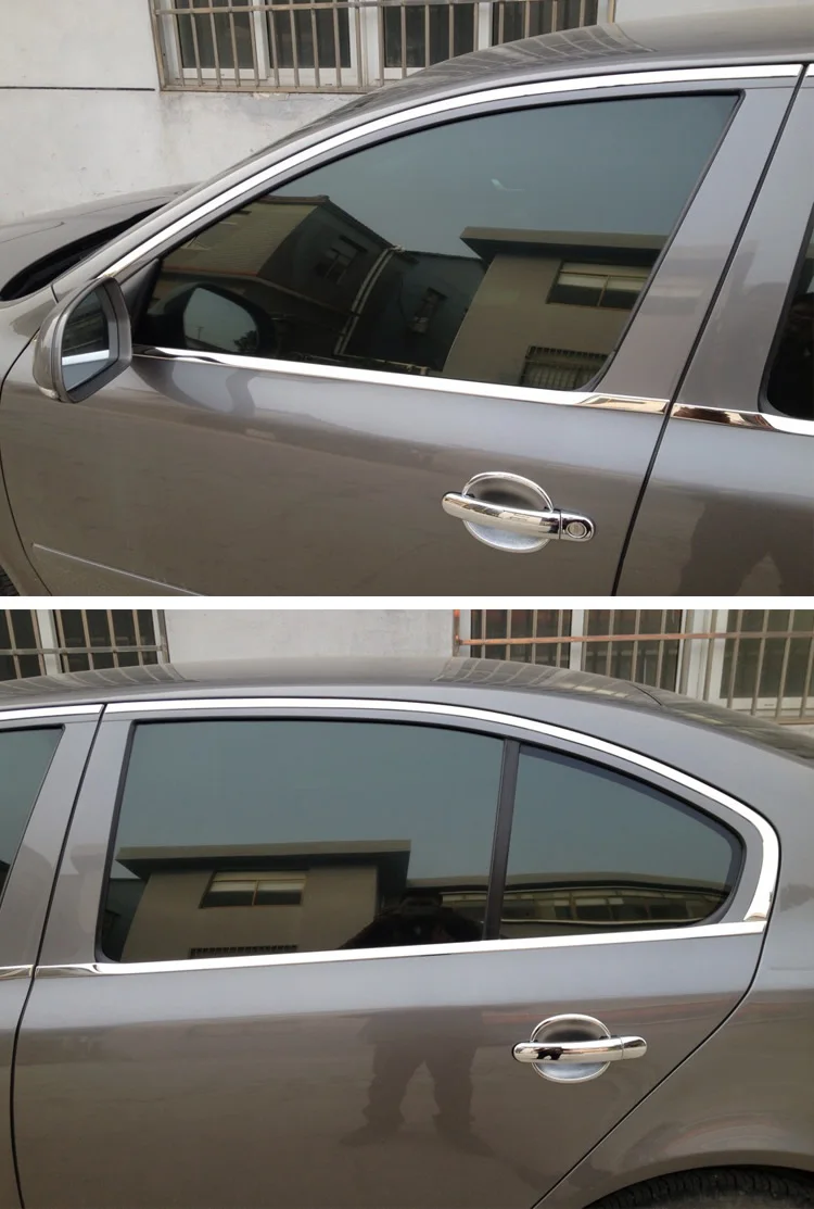 304 отделка окна автомобиля из нержавеющей стали для Skoda Octavia A5 Sedan 2007 2008 2009 2010 2011 2012