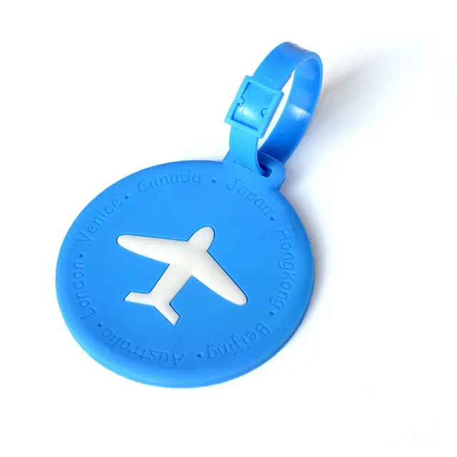 Travel Luggage Tag Plastic Cute Luggage Tags Silicone Luggage Label