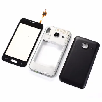 

For Samsung Galaxy J1 mini J105 Front Glass Touch Screen Sensor Panel+Housing Middle Frame+Battery Back Cover