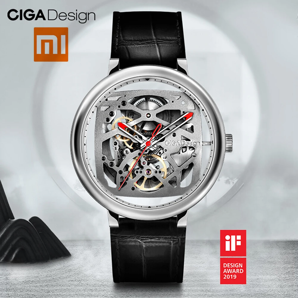 

For Xiaomi youpin CIGA Design Automatic Mechanical Watch clock Self-wind Wrist Watches 3ATM Waterproof Business Men Wristwatches