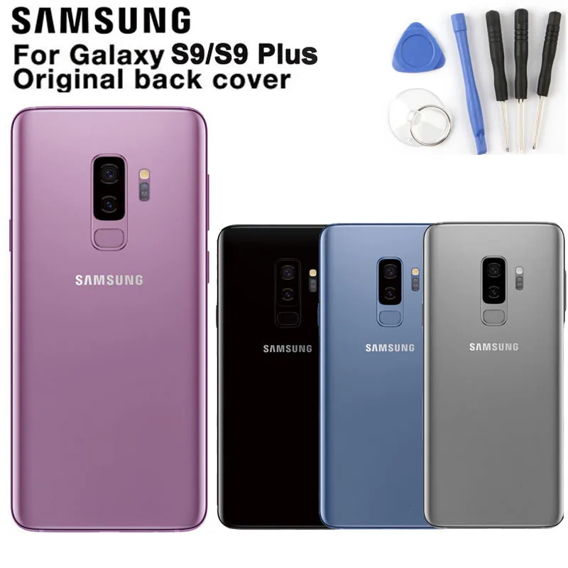 Samsung телефон задняя крышка батареи для samsung Galaxy S9 G9600 S9+ S9 Plus G9650 Корпус задняя крышка чехол