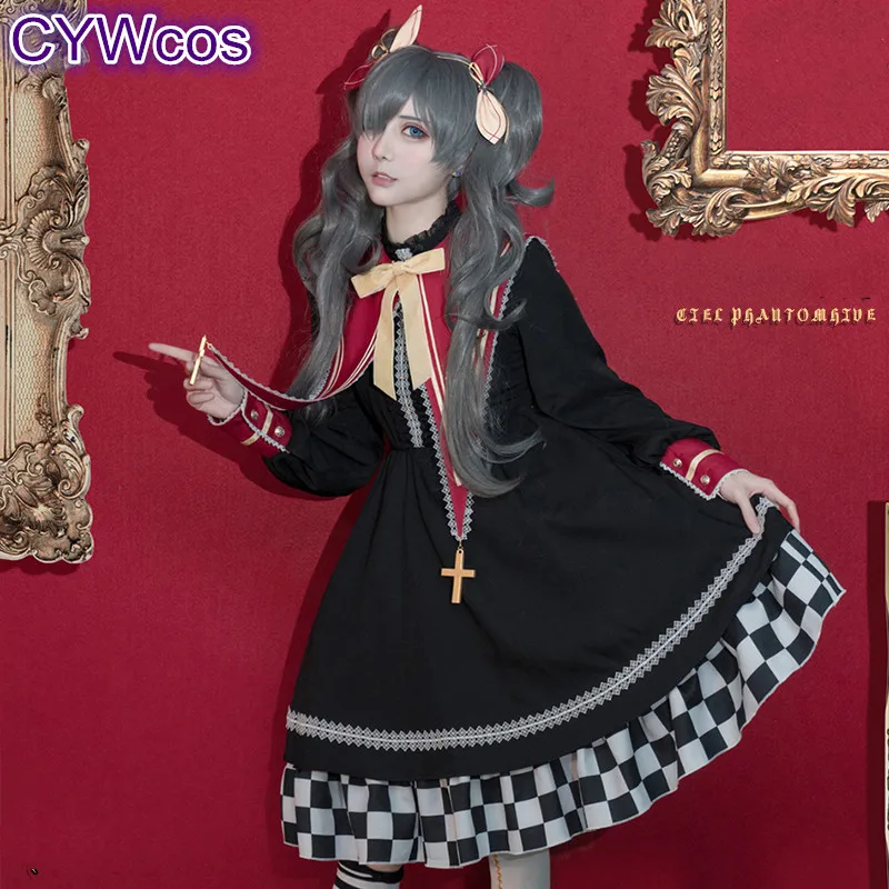 Женский костюм для косплея Black Butler Сиэль фантомулье милое платье лолиты платья на