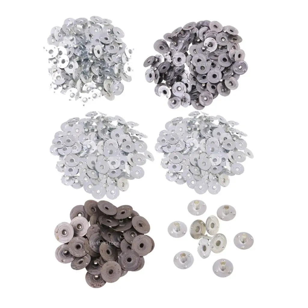 Various Sizes High Quality Iron Candle Wick Sustainer Tabs Base for Candle Making Suitable For Most Size Of Candle Wicks