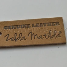 Пользовательские кожаный лейбл для джинсов, натуральная кожа бирка, натуральная кожа этикетки