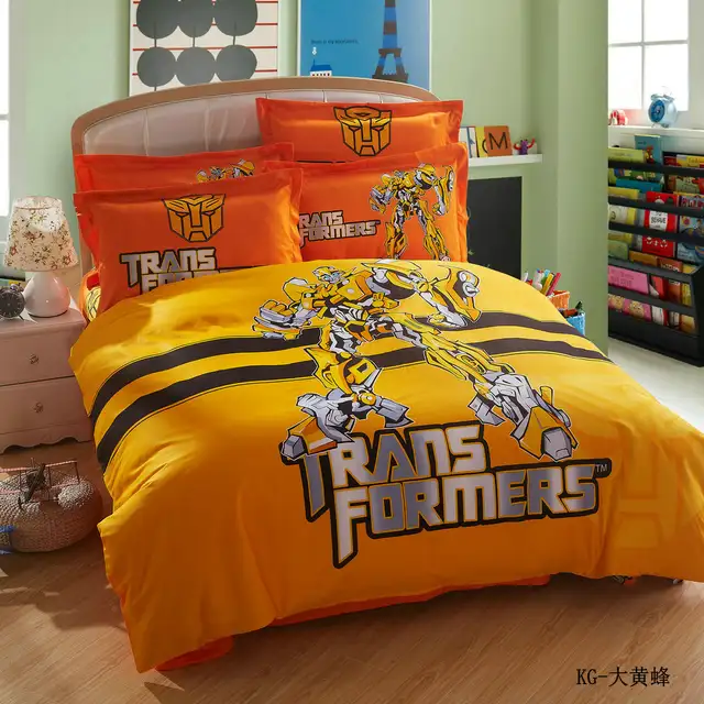 Internet Magazin 100 Cotton Cartoon Optimus Prime Bumblebee