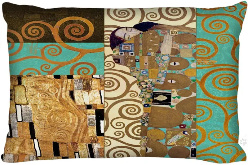 

2019 NEW Product Gustav Klimt Rectangle Pillowcase (two-sides) Comfortable pillow cover the best gift Just Cover