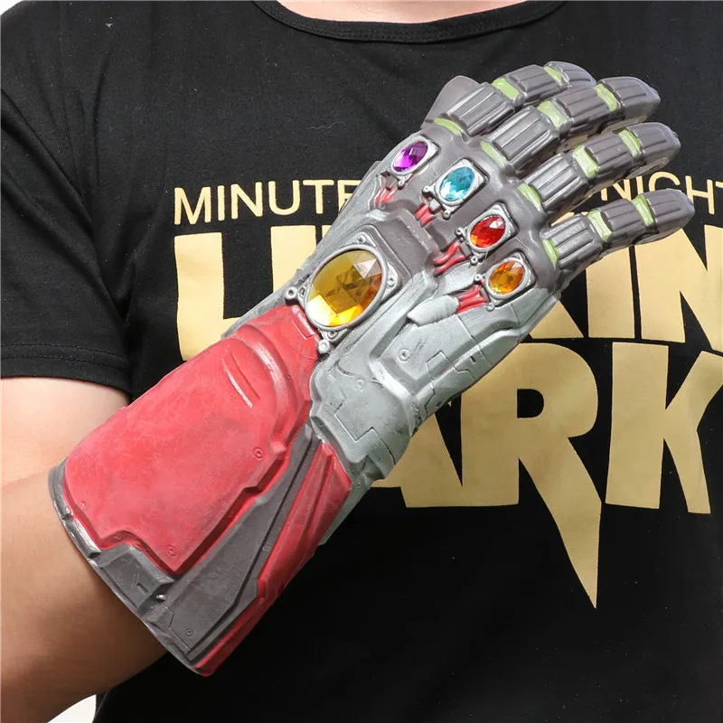Аниме фильм Thanos эндшпиль Железный человек перчатка Косплей костюмы реквизит