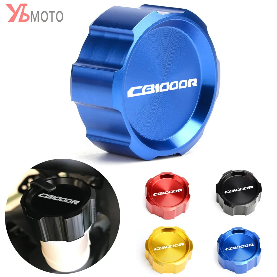

With Logo Aluminum Motorcycle Accessories Rear Brake Fluid Reservoir Cap Oil Cup For HONDA CB1000R CB 1000R 2017 2018 2019