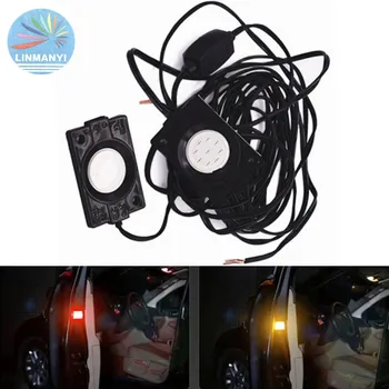 

NEW door led warning light 12v/24v red yellow anti collision warning sign security door open flashing logo light LED cob lamps