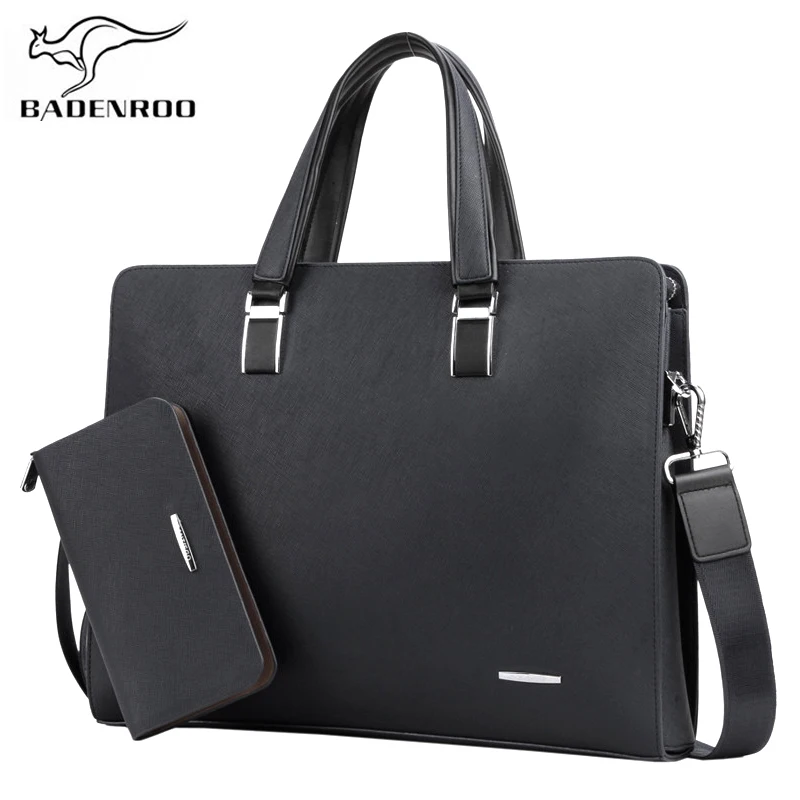 Сумка мессенджер Badenroo Мужская из натуральной кожи|mens laptop bag|man messenger bags menfashion shoulder |