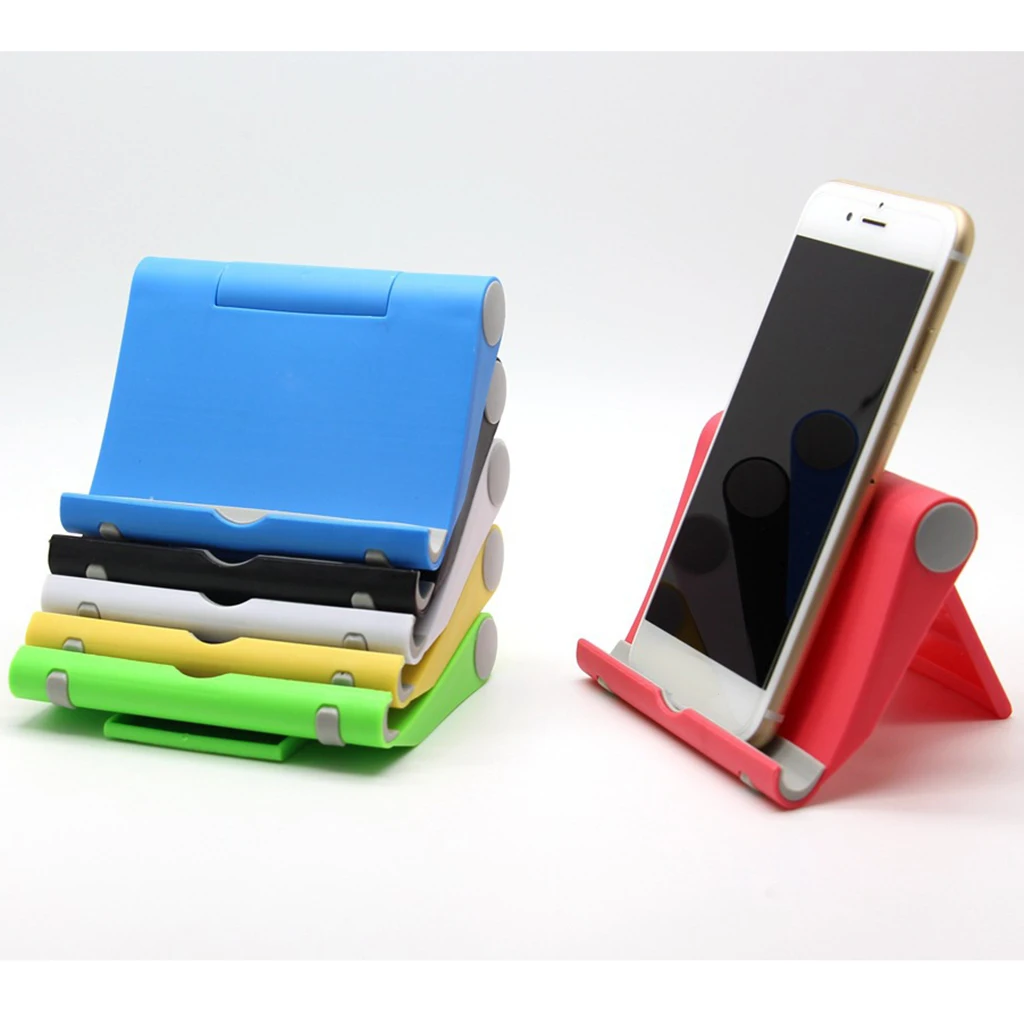 Universal Portable Phone Stand Kickstand Pocket size- Foldable Adjustable Multi-angle for iPhone Smartphones & Tablets Bracket