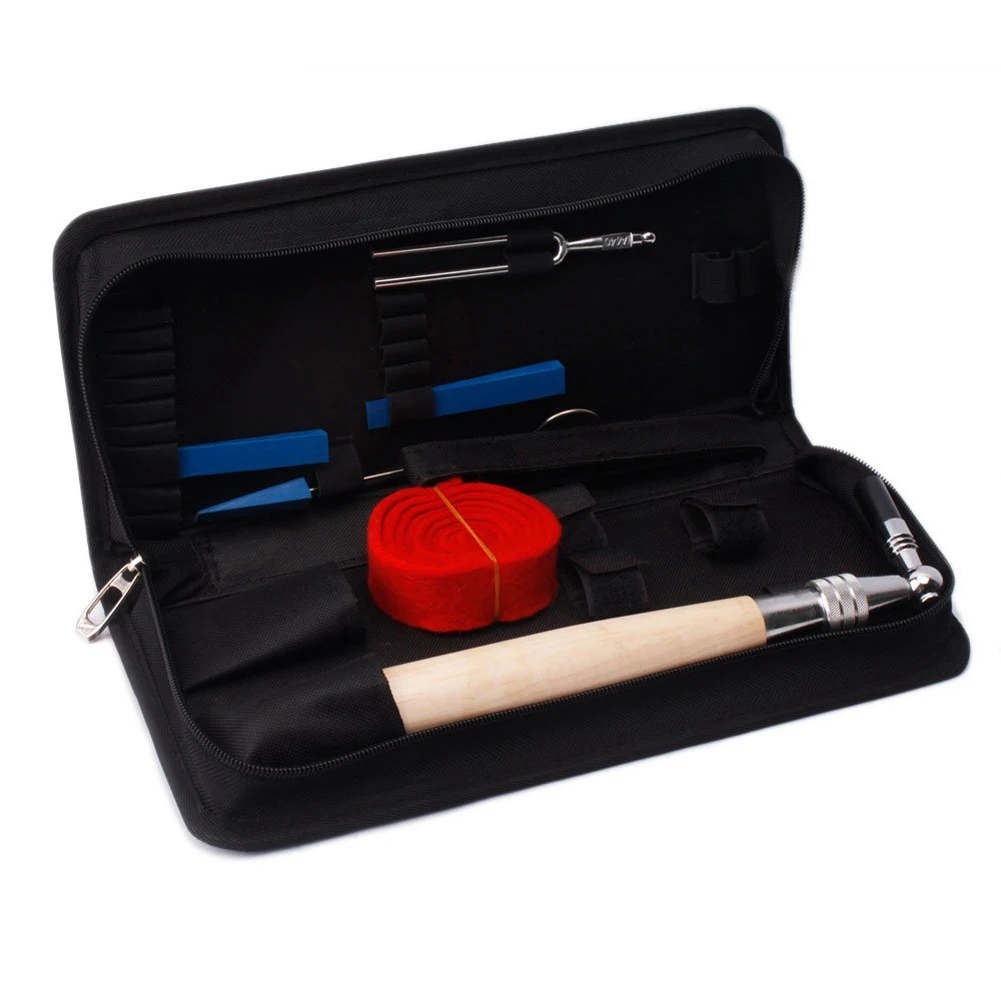 6pcs Piano Tuning Hammer Mute Kit Tools Professional Hardwood Handle Tool Set High quality Piano tool of Black Key Leveling Gage