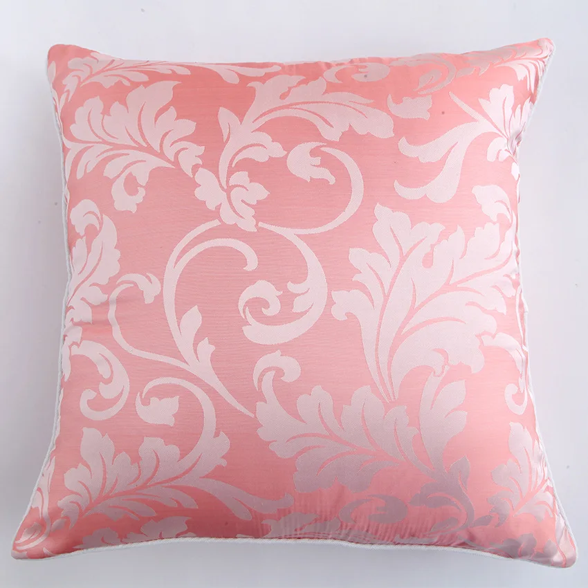 Pure silk jacquard pillow cushion cover pillowcase 45cmx45cmin Cushion