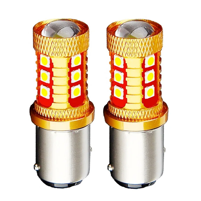 

2pcs P21/5W 1157 BAY15D 1000Lm 3030 LED Car Rear Tail Brake Light Auto Direction Indicator Bulb DRL Lamp Red Yellow Amber White