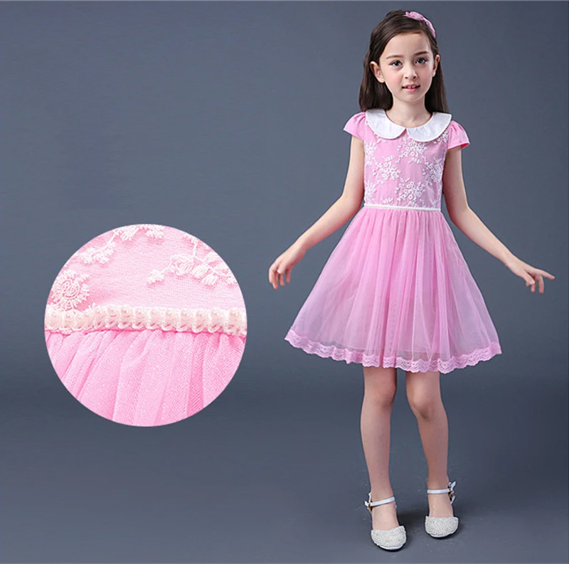 Summer Lace Dress Girls (1)