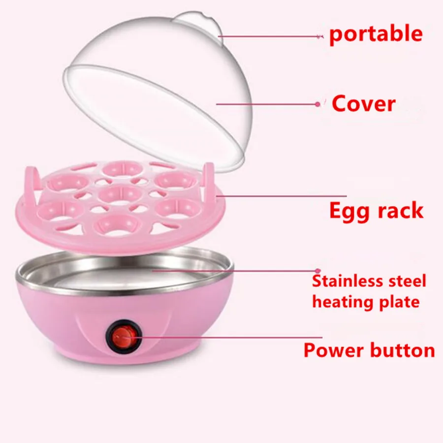 Многофункциональная быстрая электрическая яйцеварка 7 яиц емкость Быстрый яичный котел Пароварка автоматическое отключение