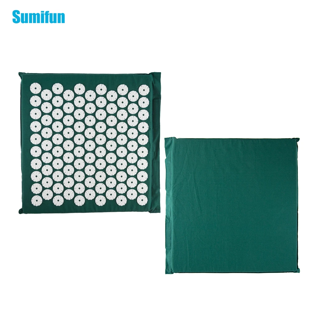 Sumifun Sport Tool Acupressure Spiky Mat Massage Cushion Shakti Mat