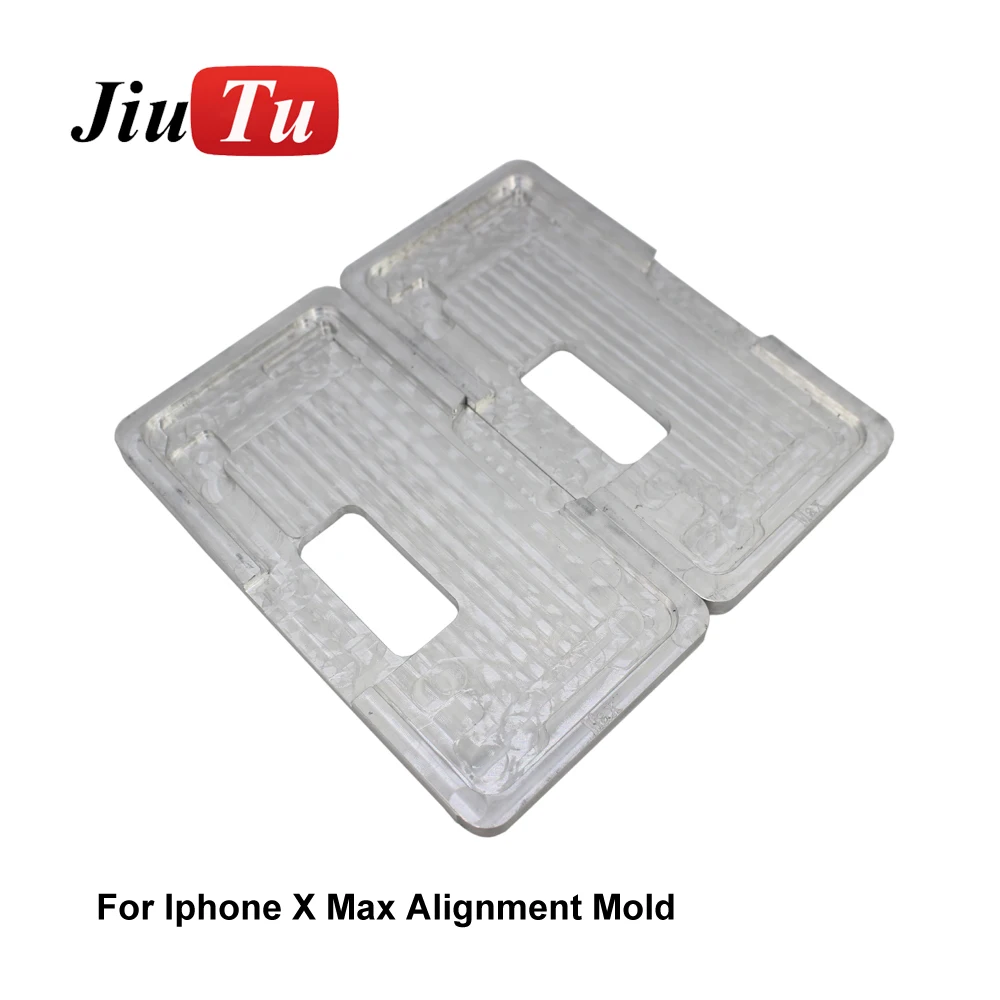 1pcs Aluminium Mould For iphone X XS XR MAX 5.8 6.1 6.5 Laminator mold metal for front glass Location jiutu (4)