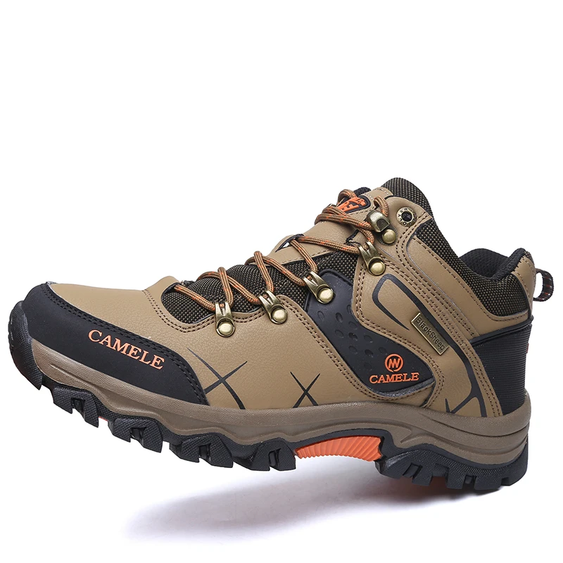 Female Outdoor Sports Hiking Shoes Men Leather Hiking Boots Mountain Sneakers Men Buty Sportowe ...