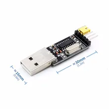 CH340 module USB to TTL CH340G upgrade download a small wire brush plate STC microcontroller board USB to serial