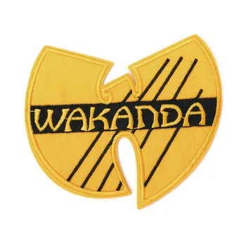 

Black Panther Wakanda clothes patch Embroidered Iron patches For clothing DIY Badges Stickers Garment Supplies Wholesale