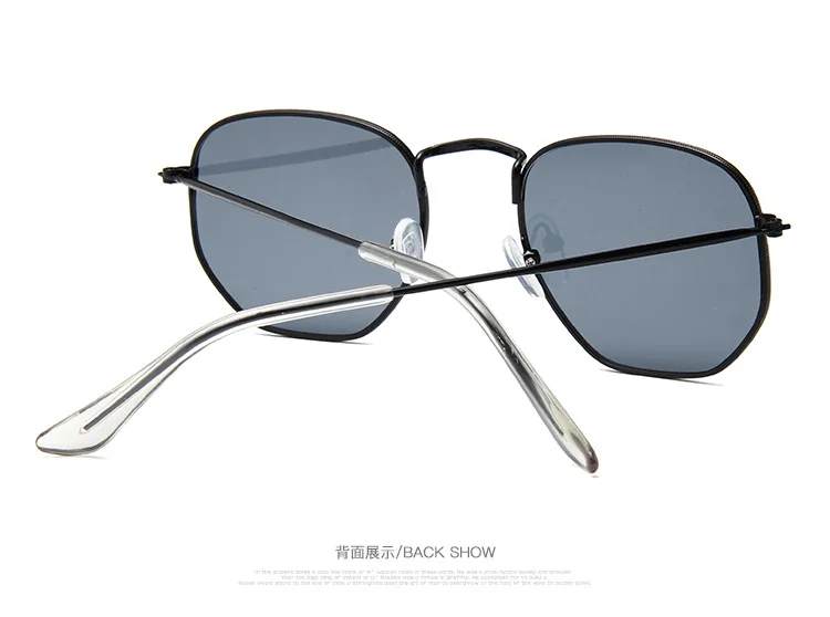 Металлический каркас очки Для женщин Для мужчин Роскошные дизайнерские очки дамы полигон тень UV400 очки
