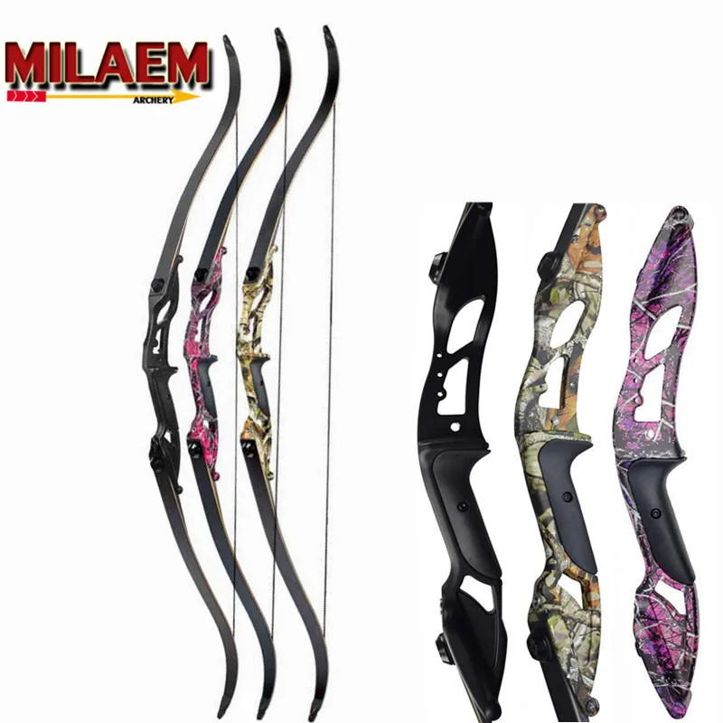 

56" Archery Takedown Recurve Bow 30-50lbs Alloy Riser Right Hand Bow For Outdoor Hunting Practice Shooting Archery Accessories