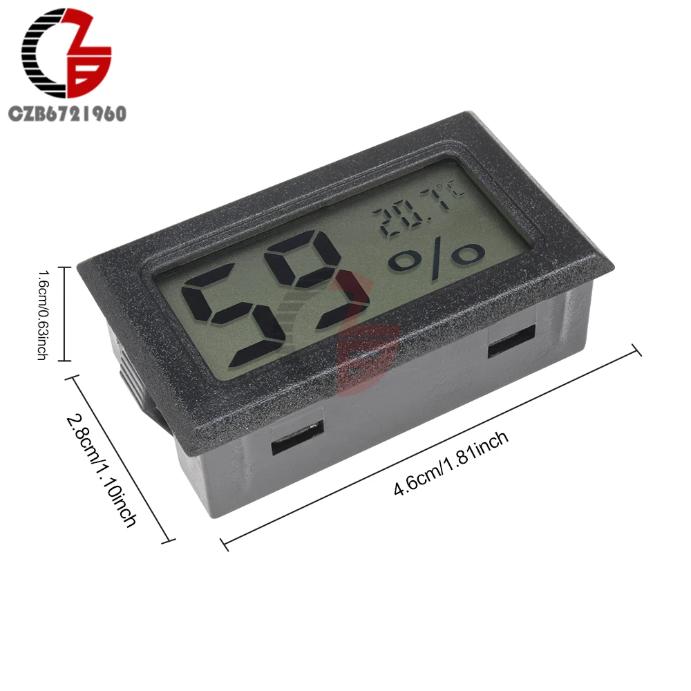 

Mini LCD Digital Thermometer Hygrometer Car Indoor Greenhouse Temperature Humidity Sensor Meter Soil Mositure Detector Tester