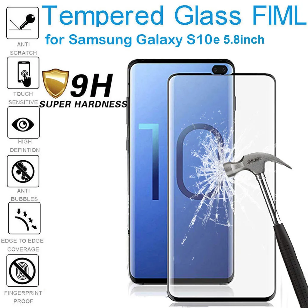 Samsung Galaxy S10e 5.8-inch 1PC HD 9H hardness tempered glass screen film anti-sweat anti-grease residual explosion-proof Samsung Galaxy S10e 5.8-inch 1PC HD 9H hardness tempered glass screen film anti-sweat anti-grease residual explosion-proof