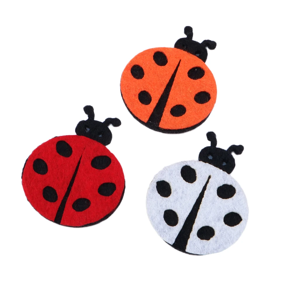David accessories ladybug cherry snowman Christmas tree non-woven patch,DIY Halloween Decoration gift wrap,20Yc4261